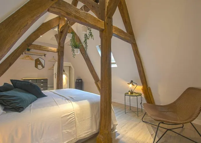 Victoire Duplex Atypique Cosy - Plein Centre Historique Proche Restaurants Commerces- Lumineux - Parking Gratuit A Proximite- Proche Plages Du Debarquement, Omaha Apartment